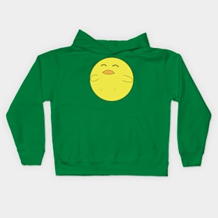 Round Happy Chick Kids Hoodie